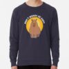 ssrcolightweight sweatshirtmens322e3f696a94a5d4frontsquare productx1000 bgf8f8f8 22 - Capybara Gifts