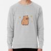 ssrcolightweight sweatshirtmensheather greyfrontsquare productx1000 bgf8f8f8 1 - Capybara Gifts