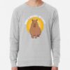 ssrcolightweight sweatshirtmensheather greyfrontsquare productx1000 bgf8f8f8 22 - Capybara Gifts