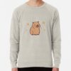 ssrcolightweight sweatshirtmensoatmeal heatherfrontsquare productx1000 bgf8f8f8 1 - Capybara Gifts